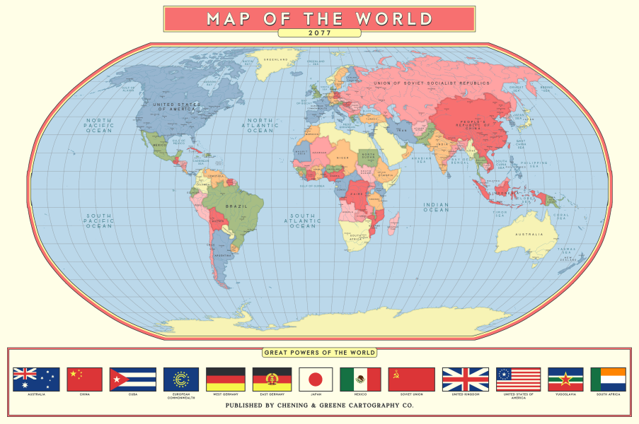 Fallout World Map- Raphael