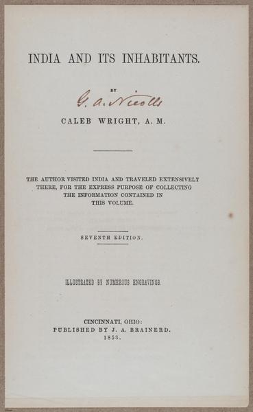 E783 - India Inhabitants - i11851