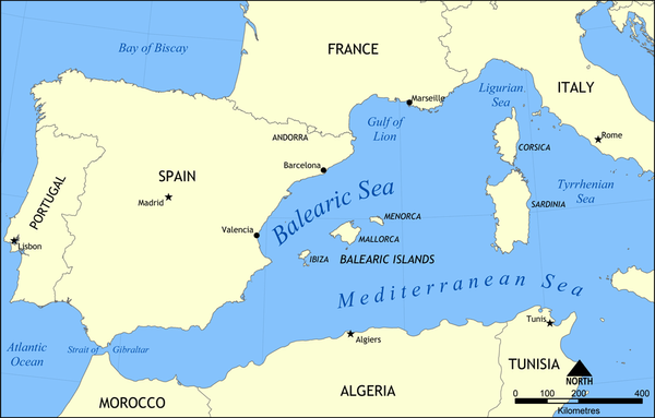 Balearic Islands represent another possibility