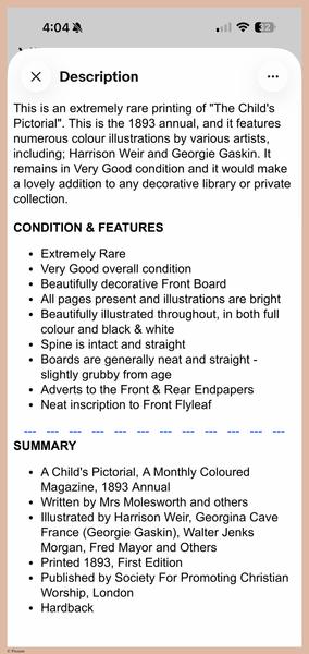 E781 - Child_s Pictorial - i8663