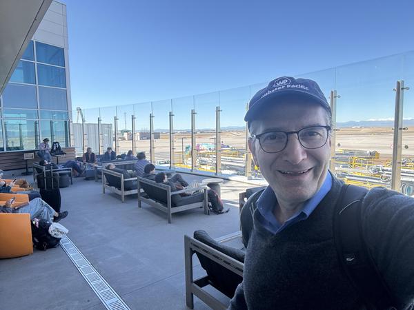 Outdoor area at Denver Airport&nbsp;