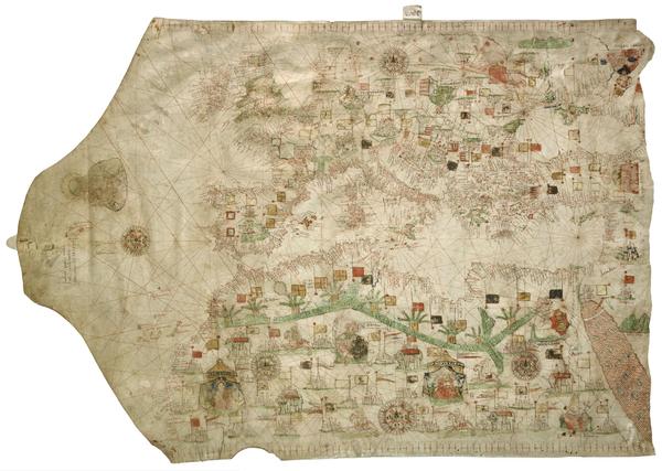 Portolan - Jacobus Russus of Messina - 1533