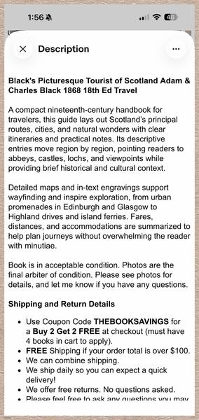 E779 - Black’s Guide to Scotland - 1868 - 8643