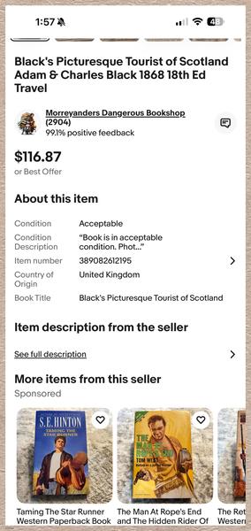 E779 - Black’s Guide to Scotland - 1868 - 8644