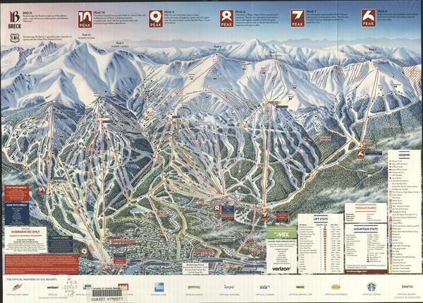 Winter trail map : Breck [Breckenridge]