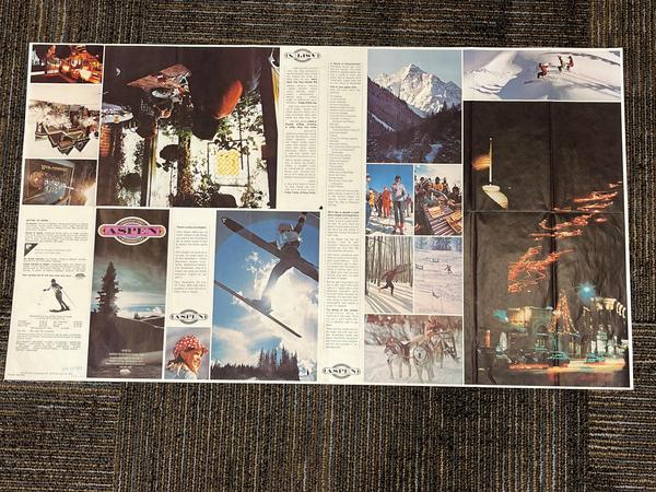 Aspen, 1973 (back of map)