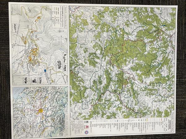 Kopaonik, planinarsko-turistička karta = Kopaonik National Park, mountain-touristic map, 2000?