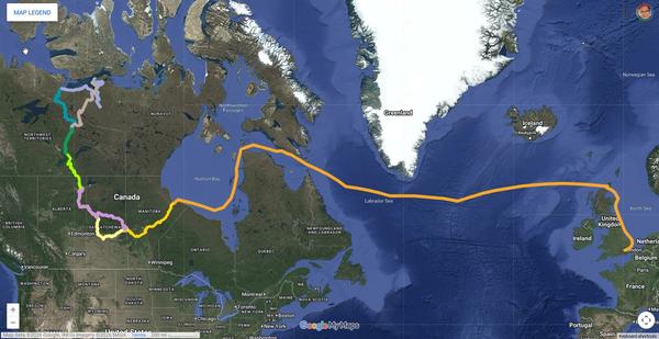 Franklin's First Expedition - Overland - 1821