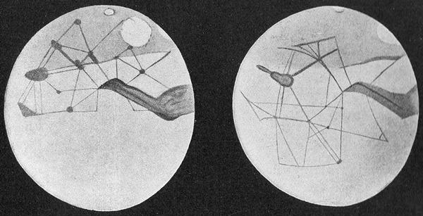 Percival Lowell’s Drawing of Canals on Mars