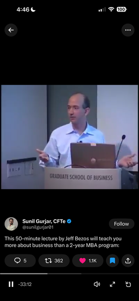 Jeff Bezos - Talk to GSB - 2005