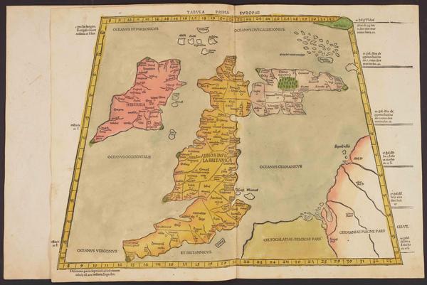 Tabula Prima Europab - 1482