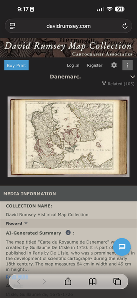 &nbsp;Brooks bought this map for his daughter Xena