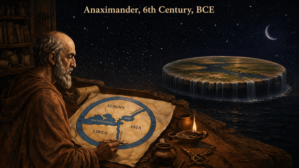 Flat Earth - Anaximander - 6th Century BCE