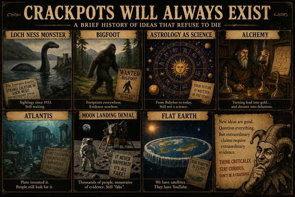 Crackpots Will Always Exist