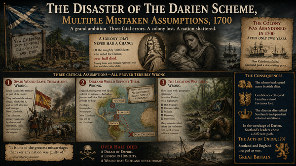 The Disaster of Darien - 1700
