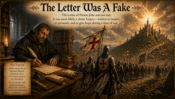 The Letter Was A Fake