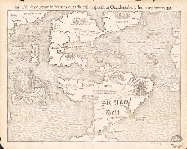North and South America - Sebastian Munster - 1559
