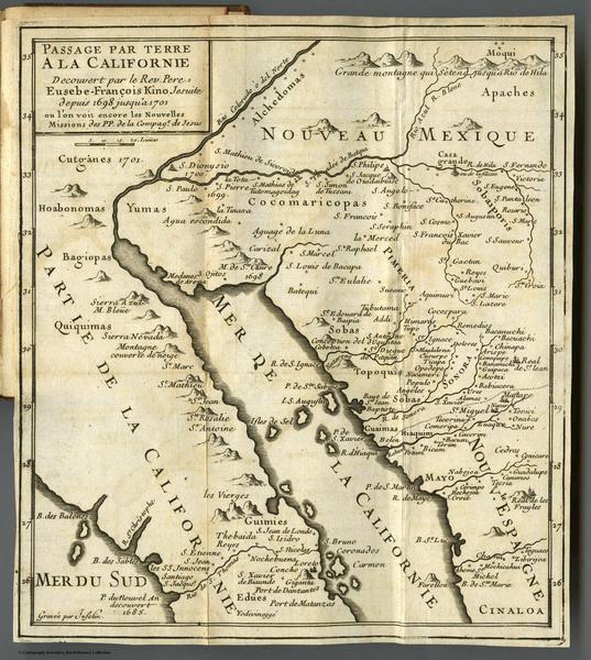 Passage Par Terre A La Californie - Eusebio Kino - 1701
