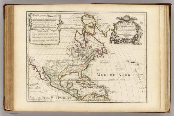 L'Amerique Septentrionale - Guillame Delisle - 1700