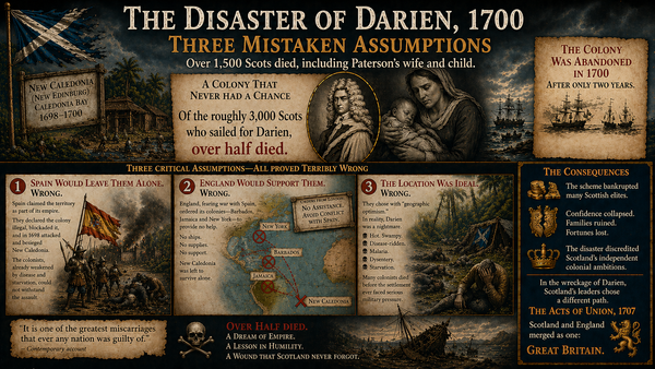 The Disaster of Darien - 1700