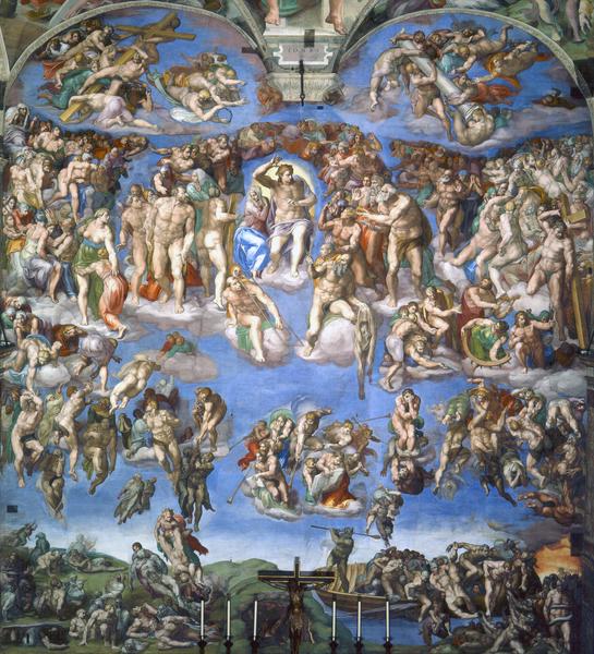 The Last Judgement - Michelangelo - 1536