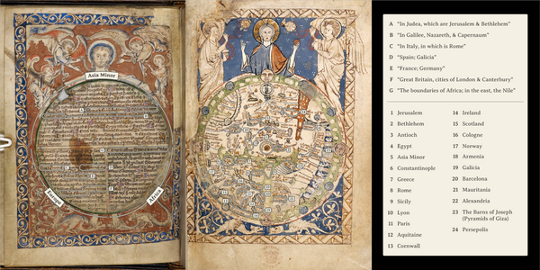 Psalter Map - 1265